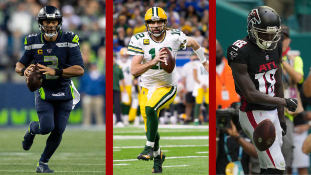 Russel Wilson, Aaron Rodgers, Calvin Ridley